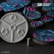 Gamers Grass GGB-AIR50 - Alien Infestation Bases 50mm (x3)