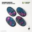 Gamers Grass GGB-AIO60 - Alien Infestation Bases 60mm (x4)