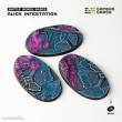 Gamers Grass GGB-AIO75 - Alien Infestation Bases 75mm (x3)