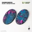 Gamers Grass GGB-AIO90 - Alien Infestation Bases 90mm (x2)