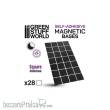 Greenstuff World GS-10850 - Magnetfolie - Quadrate 40x40mm