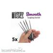 Greenstuff World GS-3127 - 5x Modellierwerkzeug Set - SMOOTH