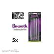 Greenstuff World GS-3127 - 5x Modellierwerkzeug Set - SMOOTH