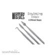Greenstuff World GS-1011 - 3x Modellierwerkzeug Set