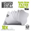 Greenstuff World GS-3096 - Einweg-Papierfilter 10cm