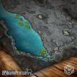 PWork Wargames RPG00830P30X30 - Battle Map - The Secret Lake