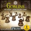 PWork Wargames RPGT0150MDF - RPG TOKENS Goblins