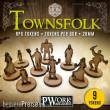 PWork Wargames RPGT0180MDF - RPG TOKENS Townsfolk