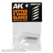AK-Interactive AK9515-B - Bevelled Edge (5 Spare Blades)
