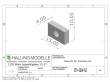 Halling ETH-GEW-COM-N2 - Gewicht, rechteckig 15,0x10,5mm mit Loch