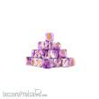 Baron of Dice SCI-IMP-SIS-02-RD - Fleur De Lis Purple Dice