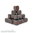 Baron of Dice SCI-XEN-NEC-02-RD - Orange Coffin Dice