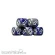 Baron of Dice Scatter-Blue-RD - Scatter Dice Imperial Blue Round