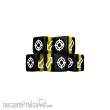 Baron of Dice Scatter-HAZARD-SQ - Scatter Dice Black Yellow Square