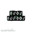 Baron of Dice Scatter-Virdi-SQ - Scatter Dice Black Green Square