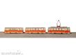 Halling REK-BE0-S - Reko-Triebwagen BVB Berlin ER Nr. 217 110-8, orange, hochwertiges Standmodell