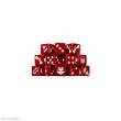 Baron of Dice NECRO-06 - Red Butcher Dice - Skirmish Set