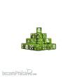 Baron of Dice SCI-XEN-ORC-02-SQ - Orc OG White Dice 16 Sq
