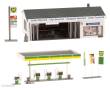 Faller 130345 - Tankstelle mit Servicegebäude