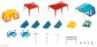 Faller 130504 - Camping-Zelte-Set