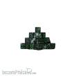 Baron of Dice SCI-XEN-NEC-05-SQ - Green Coffin Dice 16mm sq