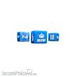 Baron of Dice OLD-MISC-02-SQ - Artillery Blue Empire Dice Square