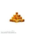 Baron of Dice SCI-XEN-TU-11-SQ - Universal Peace Ochre Dice Square