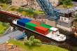 Faller 131013 - Flussfrachter mit Containern