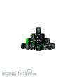 Baron of Dice SCI-XEN-NEC-03-RD - Silver Coffin Dice Round