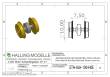 Halling ETH-ALH-100-H0E - Antriebsachse für ALX-Antrieb H0E, mit 10mm Haftreifen