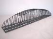 Hack Brücken 13560 - Bogenbrücke 100 cm 2-gleisig, grau - Typ B100-A