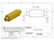 Halling ETH-GEW-279 - Gewicht, rund 27,0x9,0mm