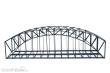 Hack Brücken 13651 - Bogenbr. 50 cm (Doppelbogen) 2-gleisig, blau - Typ BD-50-2-b