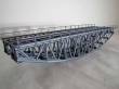 Hack Brücken 13670 - Fischbauchbrücke 50cm, 2-gleisig grau - Typ BF50-2