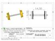 Halling ETH-AXO-VRP-090-H0 - Laufachse spitz, H0, mit 9mm