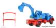 Kibri 14130 - Spur H0 MAGIRUS Eckhauber mit Baggeraufbau