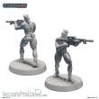 Archon Studio PSF0043 - Miniatures: ANDROID HIRED GUN