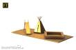 Halling M-306 - Kinder-Spielplatz: Rutsche, Sandkiste