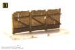 Halling M-107 - Holzzaun, Planken, Orig.höhe = 1,5 m