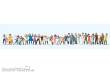Preiser 14414 - HO 30 Volksfestbesucher