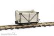 Halling DTL-121-A - Lore mit Holzaufbau, grau