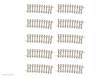 Trix T14514 - Minitrix Gebogenes Gleis mit Betonschwellen Radius 362,6 mm