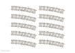 Trix T14517 - Minitrix Gebogenes Gleis mit Betonschwellen Radius 329,0 mm