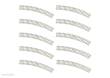 Trix T14522 - Minitrix Gebogenes Gleis mit Betonschwellen Radius 228,2 mm