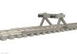 Trix T14591 - Minitrix Prellbock mit Betonschwellen Länge 50,0 mm