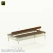 Halling M-216-FM - Moderne Bahnsteig-Doppelbank