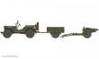 Airfix A02339 - 1:72 Willys Jeep, Trailer & 6PDR Gun