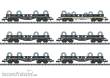 Trix T15080 - Güterwagen-Set ´Coil-Transport´