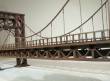 Hack Brücken 15210 - Hängebrücke 117,5cm 2-gl. oder Straße, grau - Typ HA120