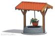 Busch 1524 - Brunnen mit Blumenampel